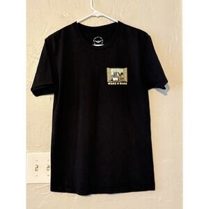 Last Call Wake & Bake Tee T-shirt Crew Men's Size Small Black
